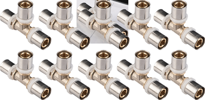 Cornat raccordo a pressare tee 20mm 10s ms-a2 - vrptp500420n