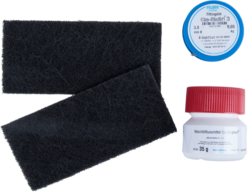 Set di saldatura Cornat (saldatura+grasso+tessuto) - t580899
