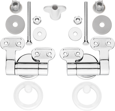 Cornat wc-bril bevestigingset art acryl ch - tec364980