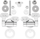 Cornat wc-bril bevestigingset art acryl ch - tec364980