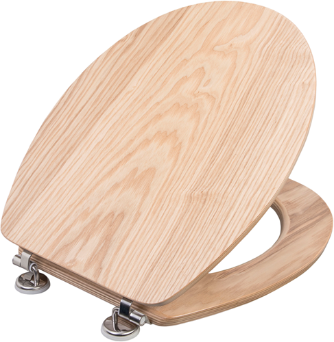 Cornat wc-bril hout ligna eik - kslige