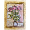 Coosa crafts • clear stamps #22 postal flowers 1 9x20cm
