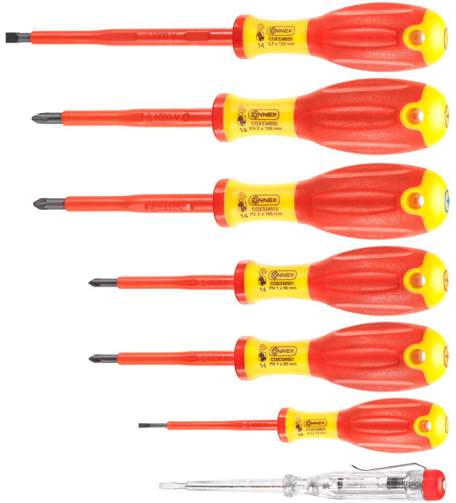 Connex COX334207 Set di cacciavite a 7 pezzi 1KV 2C