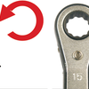 Connex dop ringsleutel 8x9mm - cox537809