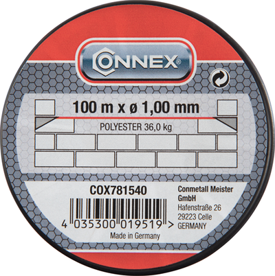 Connex masonry cord pes 1mm ro bobbin 100m - cox781540