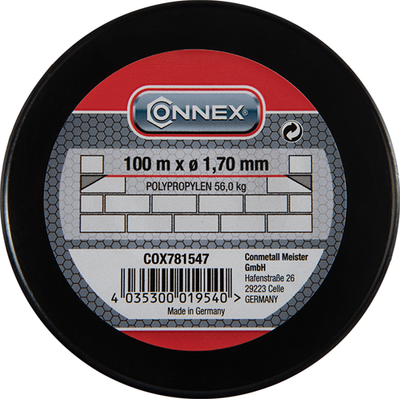 Connex masonry cord pp 1.7mm ro bobbin 100m - cox781547