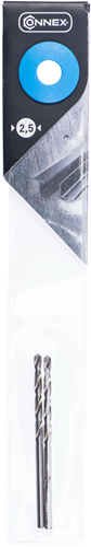 Broca de acero Connex 2.5mm (57mm) (2uds) azul - cox970327