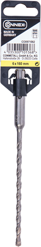 Connex sds+taladro de impacto 6mm (100 160mm) amarillo - cox971862