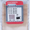 Hacha de cuña de acero Connex + martillo 5 piezas - coxt856070