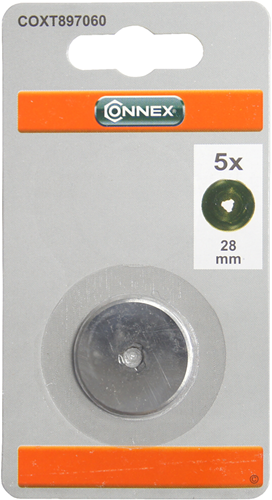 Cuchilla de recambio Connex cuchilla giratoria 28mm 5uds - coxt897060