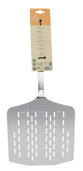 COZZE PIZZA CHEP con buchi in alluminio 66 cm di nero d'argento