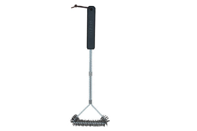Cozze reinigingsborstel grillrooster 50 cm zilver zwart