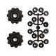 ruote del deragliatore 10 denti 8S nero 2 pezzi