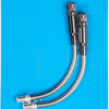 Verstelbare V-brake bochtjes 90° RVS (2 stuks)