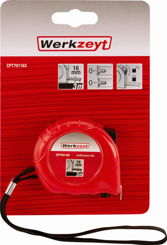 Con:p metro a nastro 3m abs 16mm euro - cpt701163