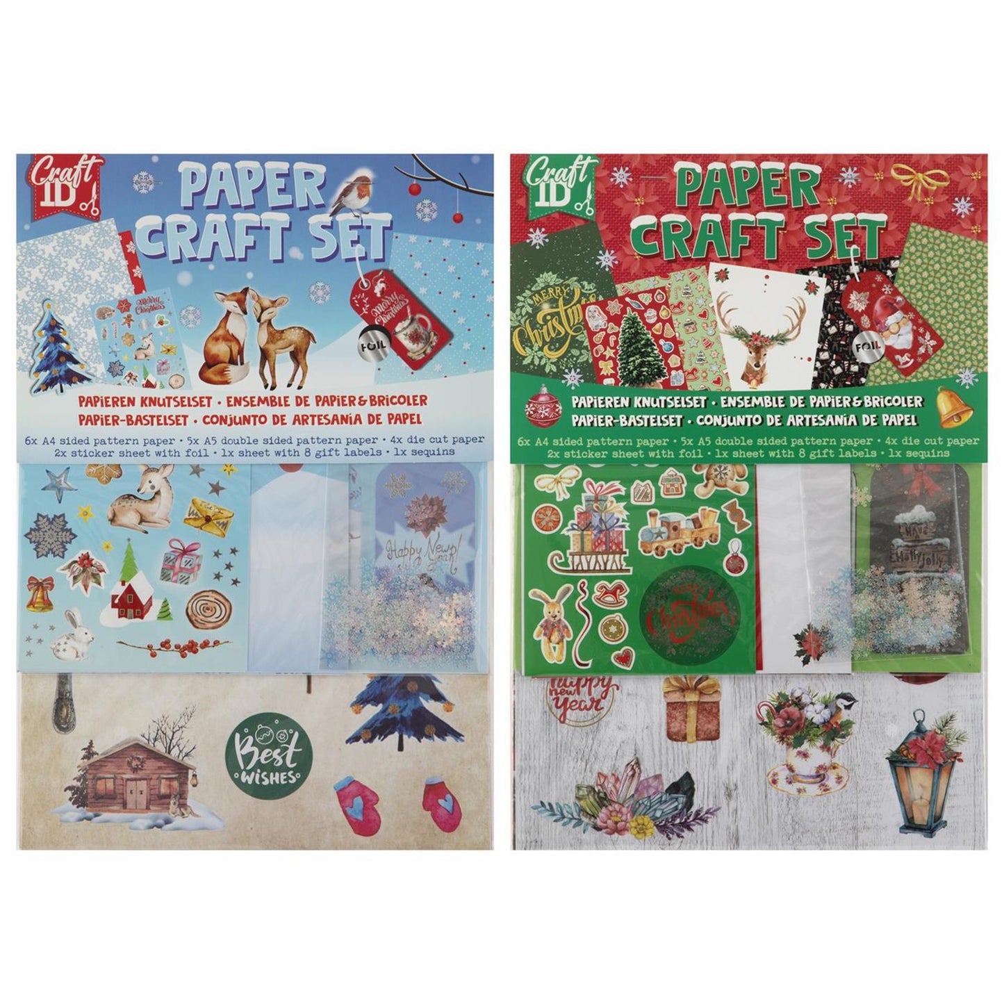 Set de manualidades de papel navideñas Grafix