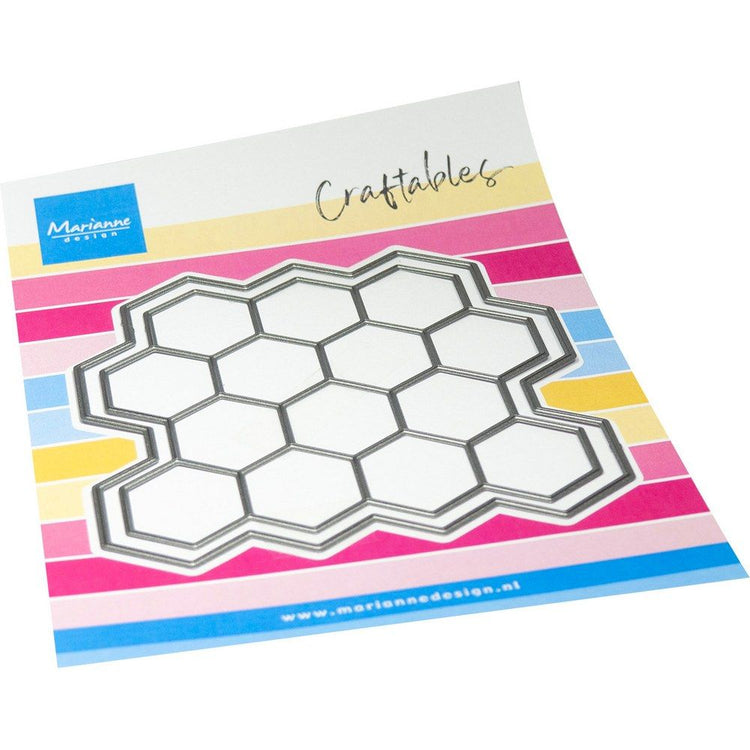 Marianne design • craftable pixel hexagon