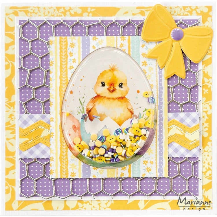 Marianne design • craftable background chicken wire