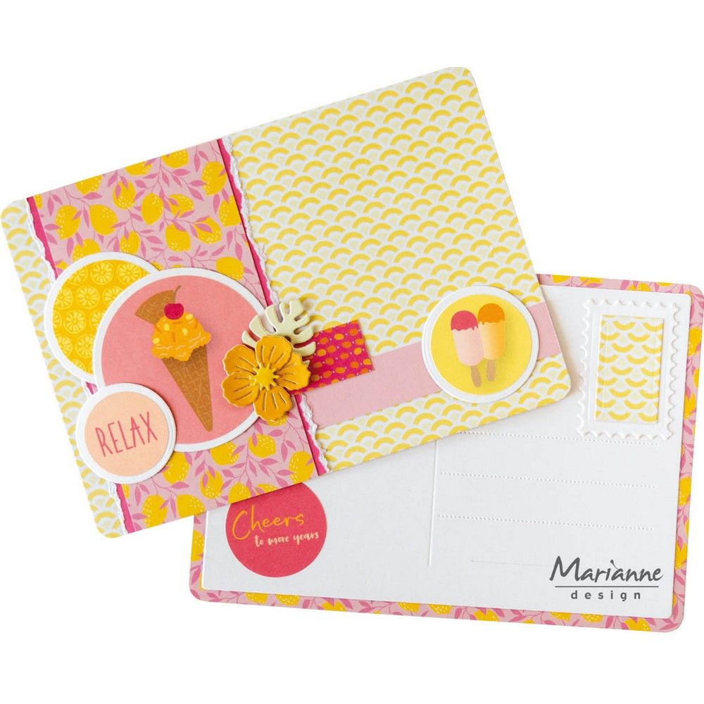 Diseño de Marianne • postal artesanal