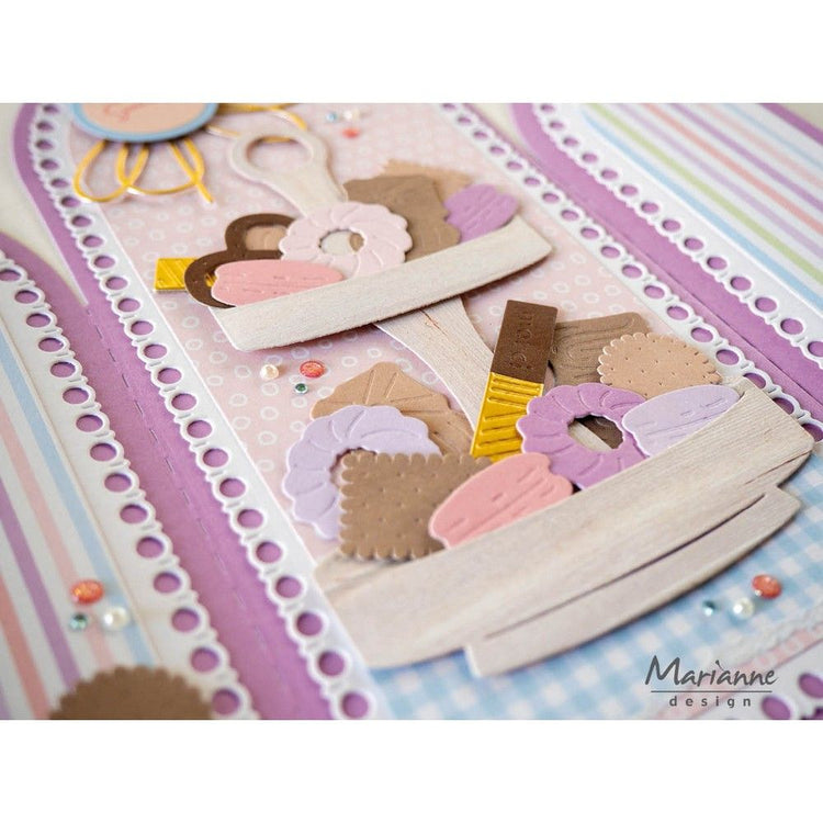 Marianne design • craftable punch die xl cookies 47 x 108 mm