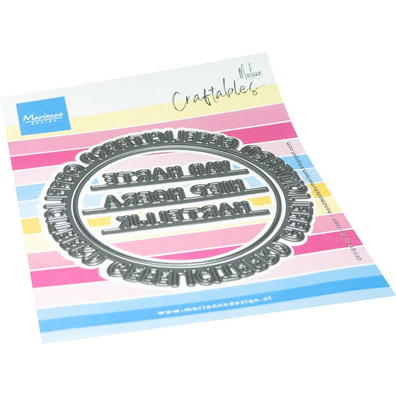 Design Marianne • cerchio di congratulazioni realizzabile da marleen