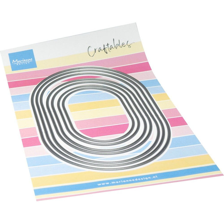Marianne design • craftables basic dies oval rectangle