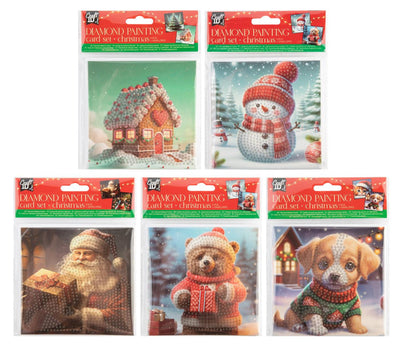 Tarjetas de Navidad con pintura de diamantes Grafix craft id
