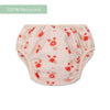 Crabby | Pannolino da nuoto lavabile beige rosso