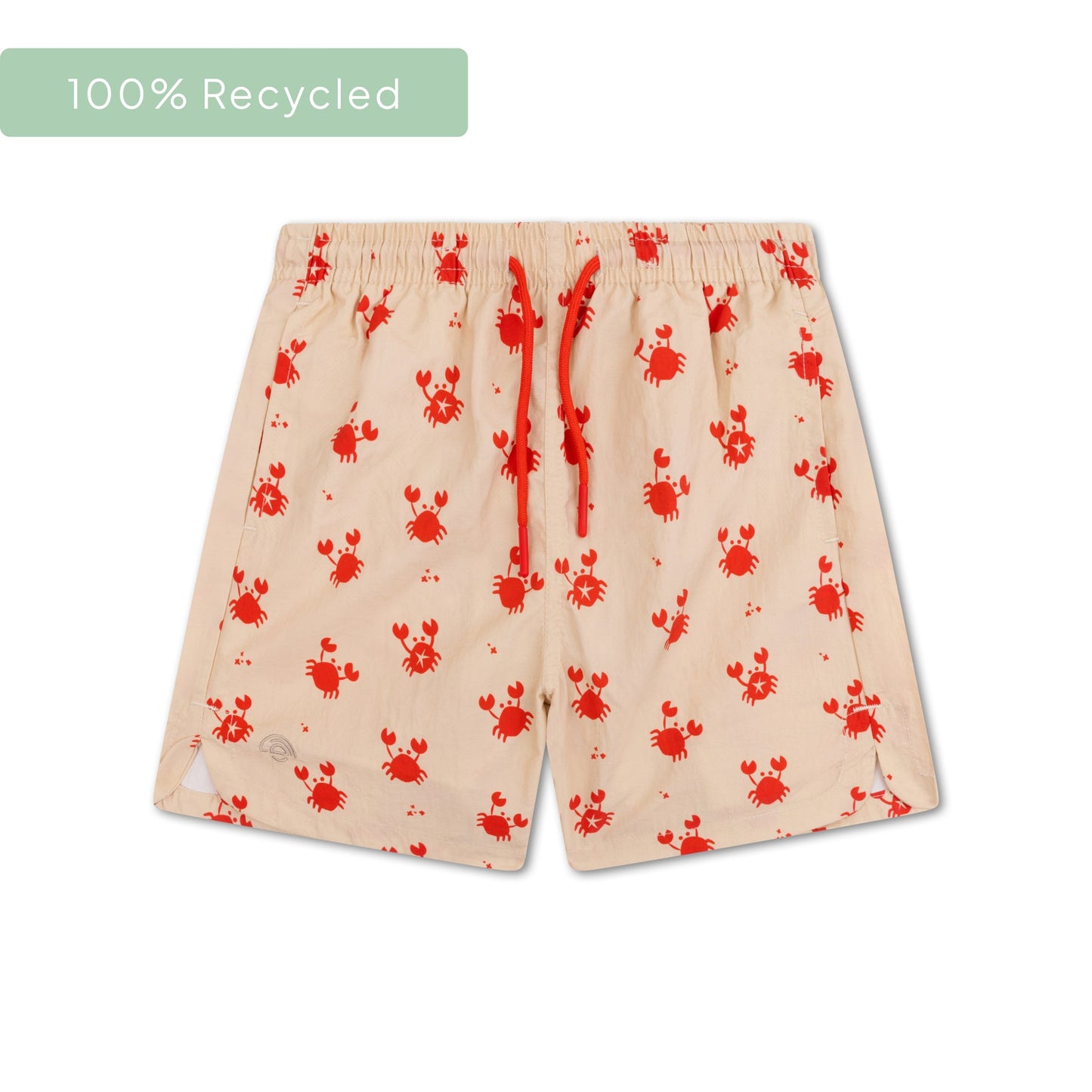Cañado | Beige Red UV Swimming Trunks Boys