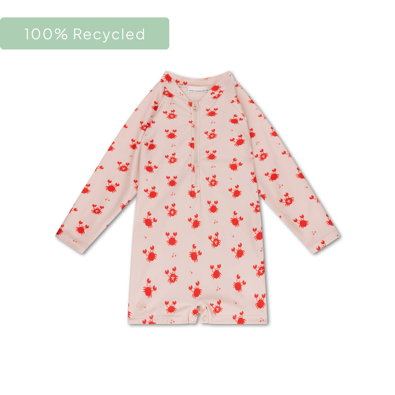 Crabby | BEIGE RED UV SUD CAME Ragazzi