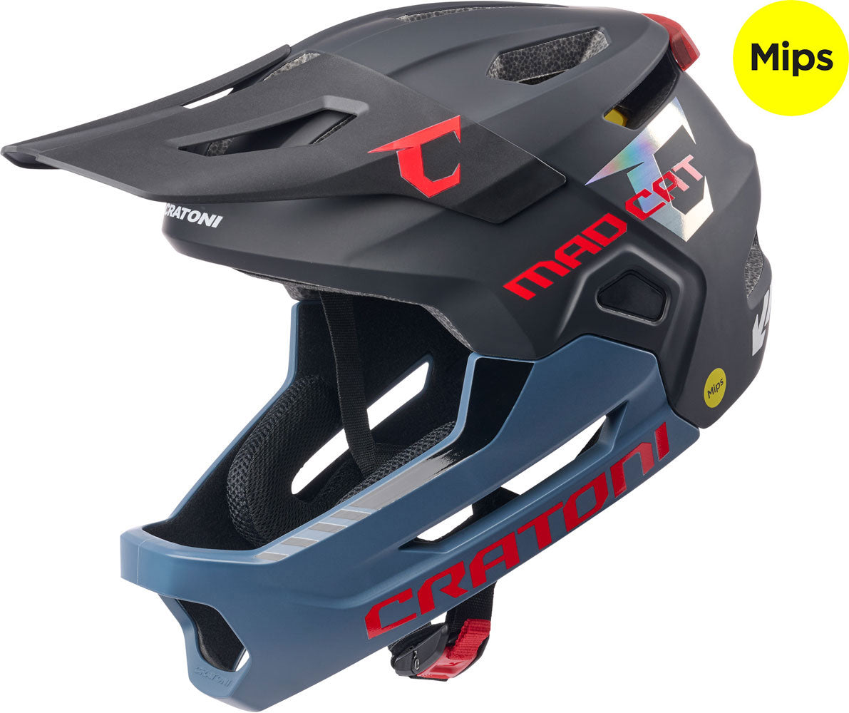 Cratoni madcat mips - casco integral juvenil