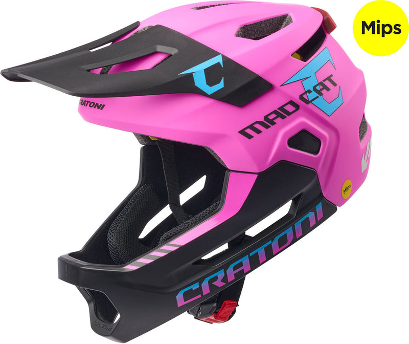 Cratoni madcat mips - casco integrale da ragazzo