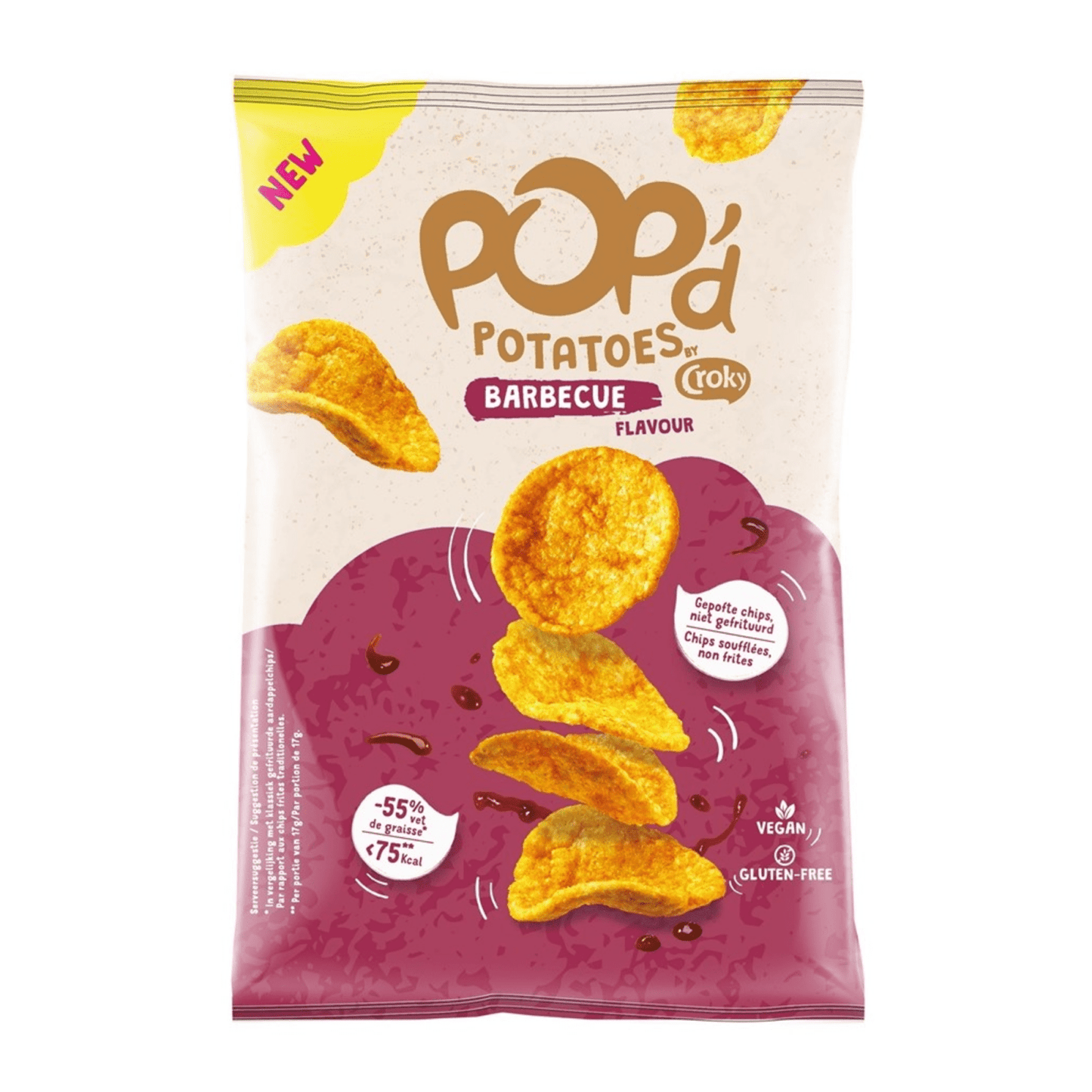 Croky pop'd patate barbecue (24x 17gr)