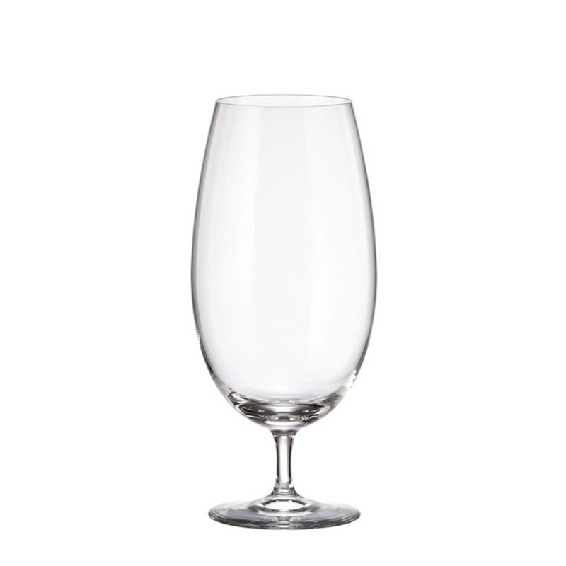 Bicchiere da birra in cristallo di Boemia colibri 380 ml 6 pezzi