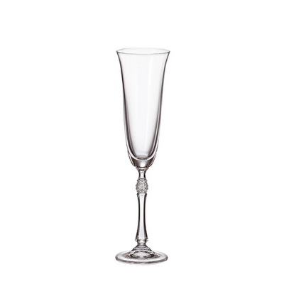 Copa champagne cristal bohemia frigata 190ml 6 piezas