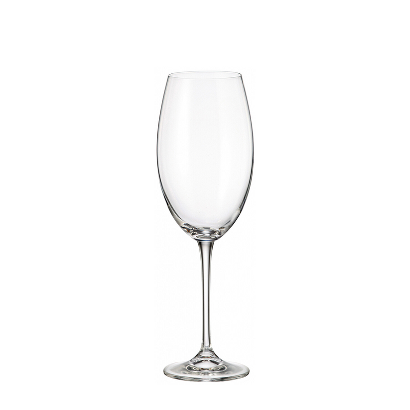 Crystal bohemia rode wijnglas fulica 510ml 6 stuks