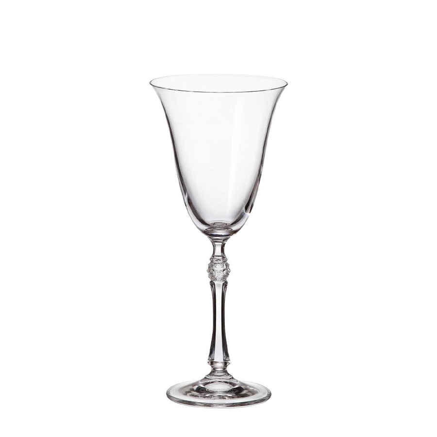 Crystal bohemia rode wijnglas parus 250ml 6 stuks