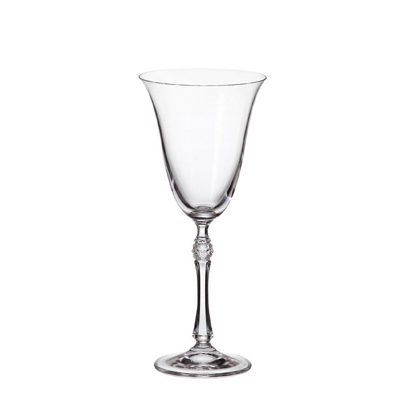 Bicchiere da vino rosso in cristallo di Boemia parus 250 ml 6 pezzi