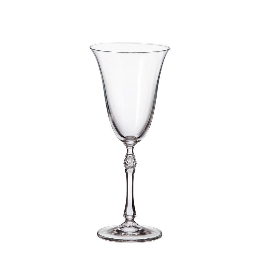 Crystal bohemia rode wijnglas parus 350 ml 6 stuks