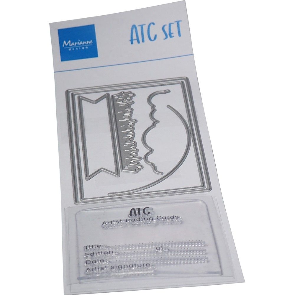 Design Marianne • set di stampi per timbri trasparenti e set di fustelle per timbri