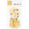 Diseño Marianne • silueta arte sellos transparentes viburnum