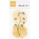Design Marianne • timbri trasparenti silhouette art viburno
