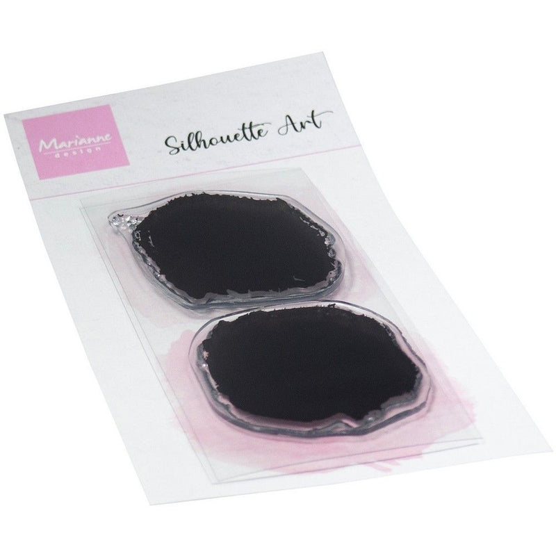 Design Marianne • macchie di silhouette artistiche per timbri trasparenti