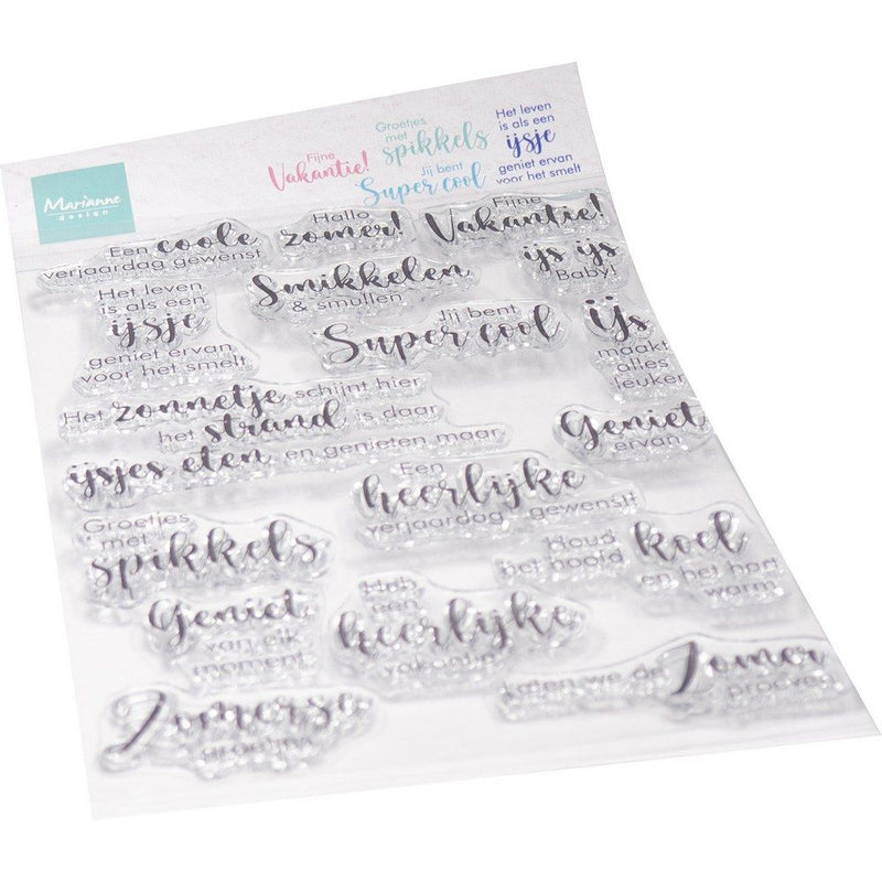 Design Marianne • timbri trasparenti gelato estivo