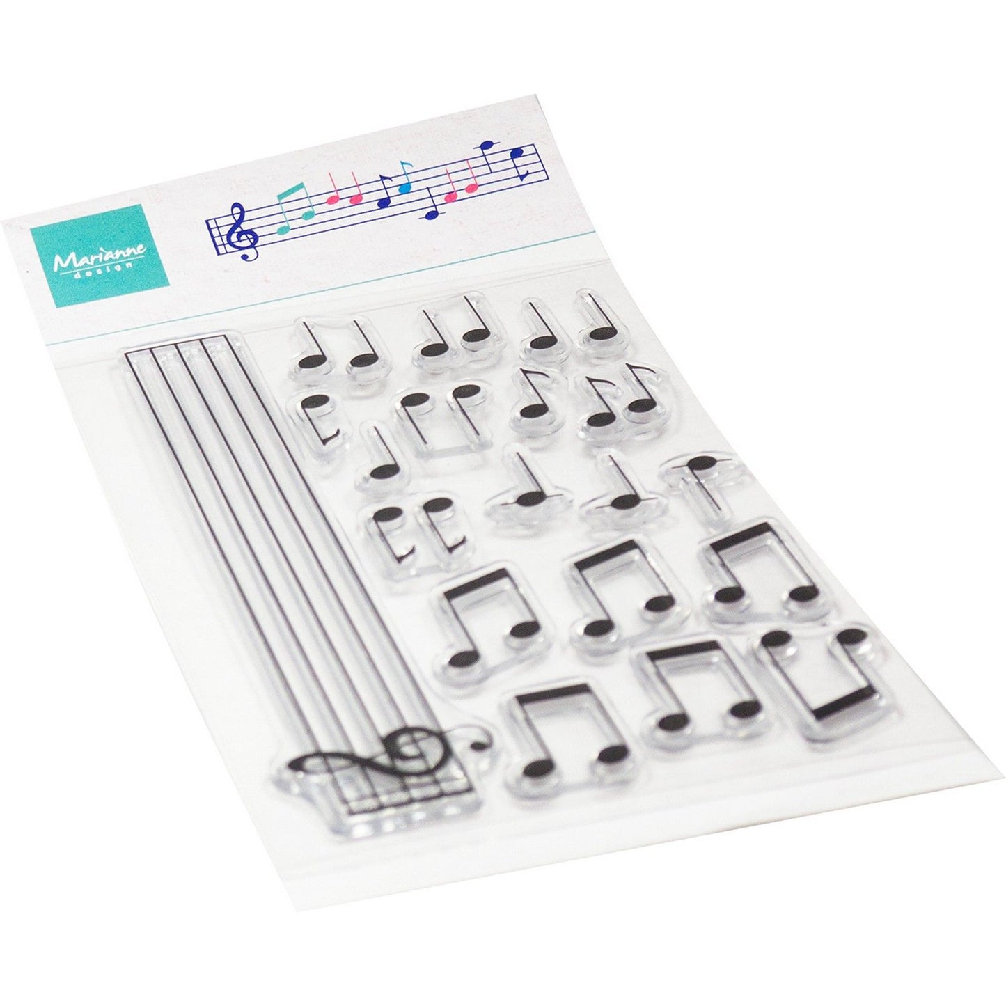 Marianne design • clear stamps musical notes