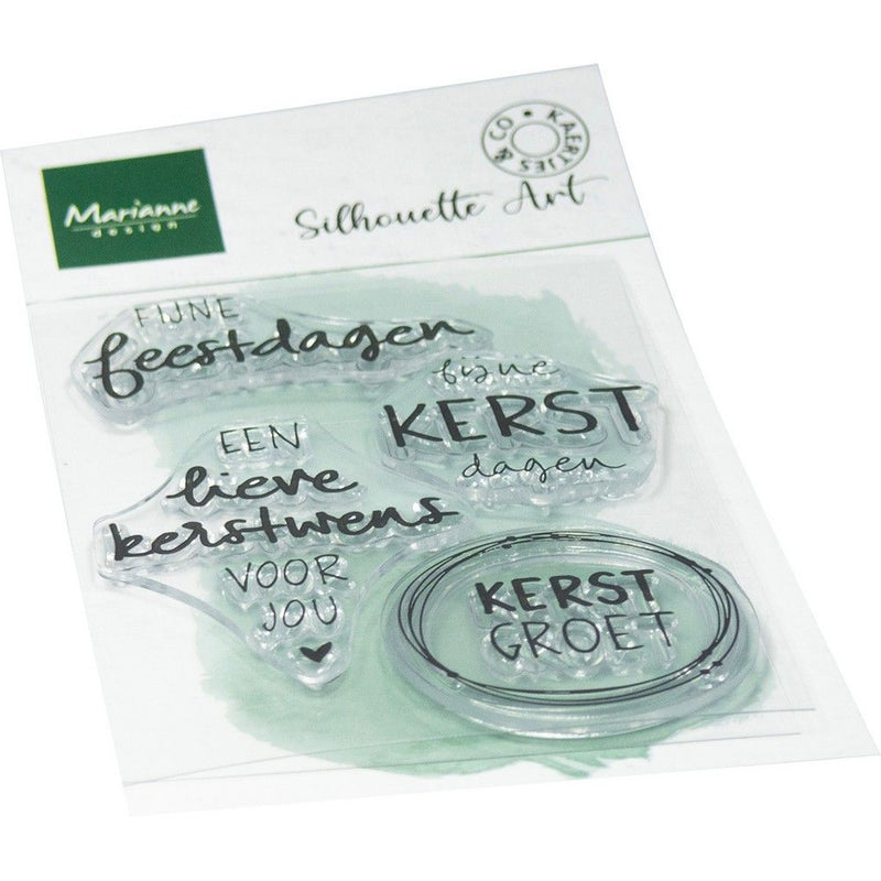 Design Marianne • francobolli trasparenti auguri di Natale di kaertjes co