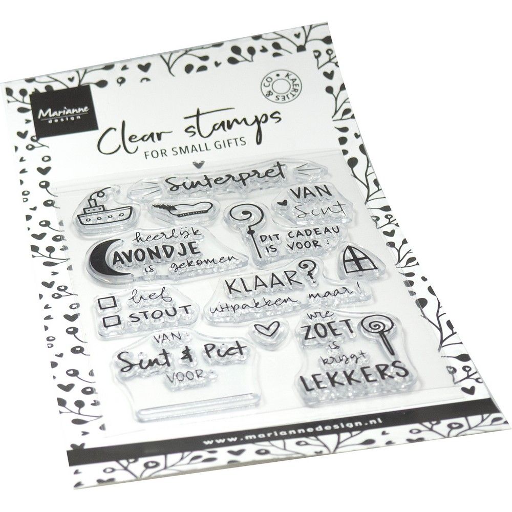 Design Marianne • timbri trasparenti Sinterklaas di Kaertjes e co