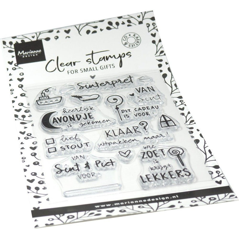 Design Marianne • timbri trasparenti Sinterklaas di Kaertjes e co