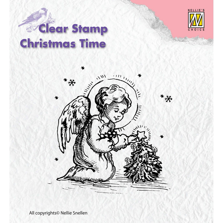 Nellie's choice • christmas time clear stamps christmas birds