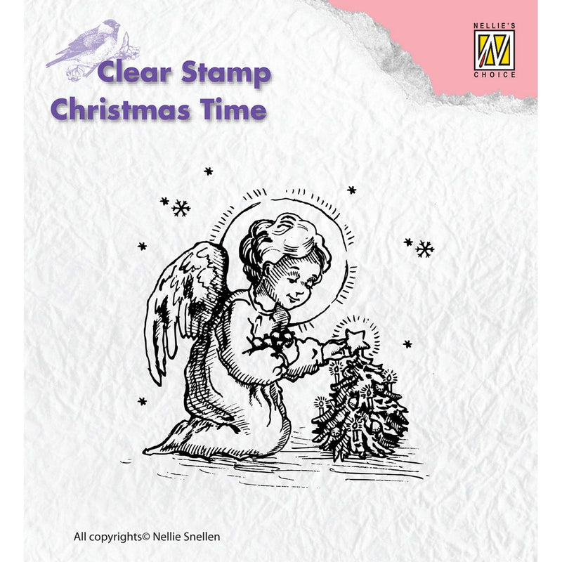 Nellie's choice • christmas time clear stamps christmas birds